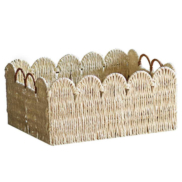 Decorative basket with wave edge