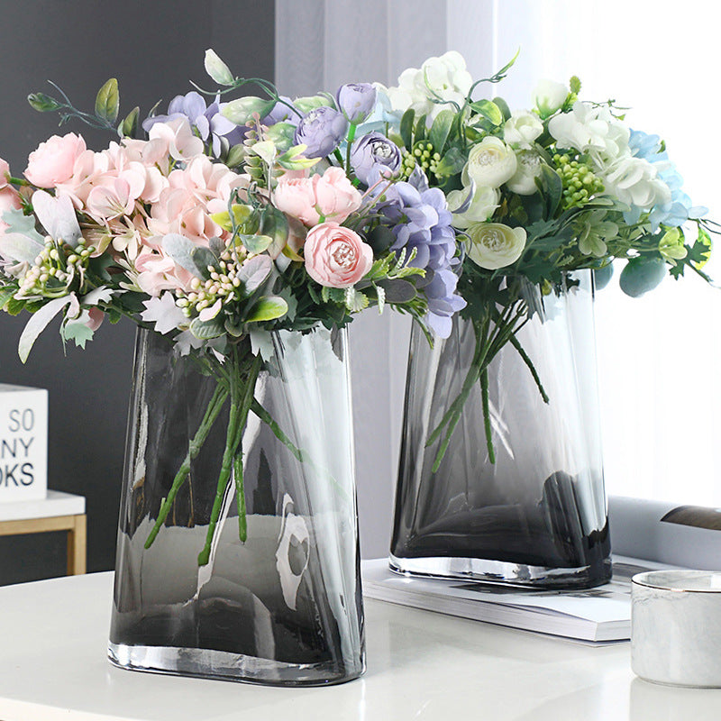 Artistic Glass Flower Vase