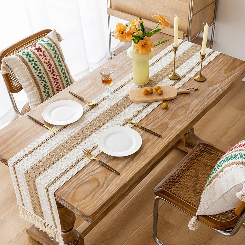 Woven Bohemian Table Runner