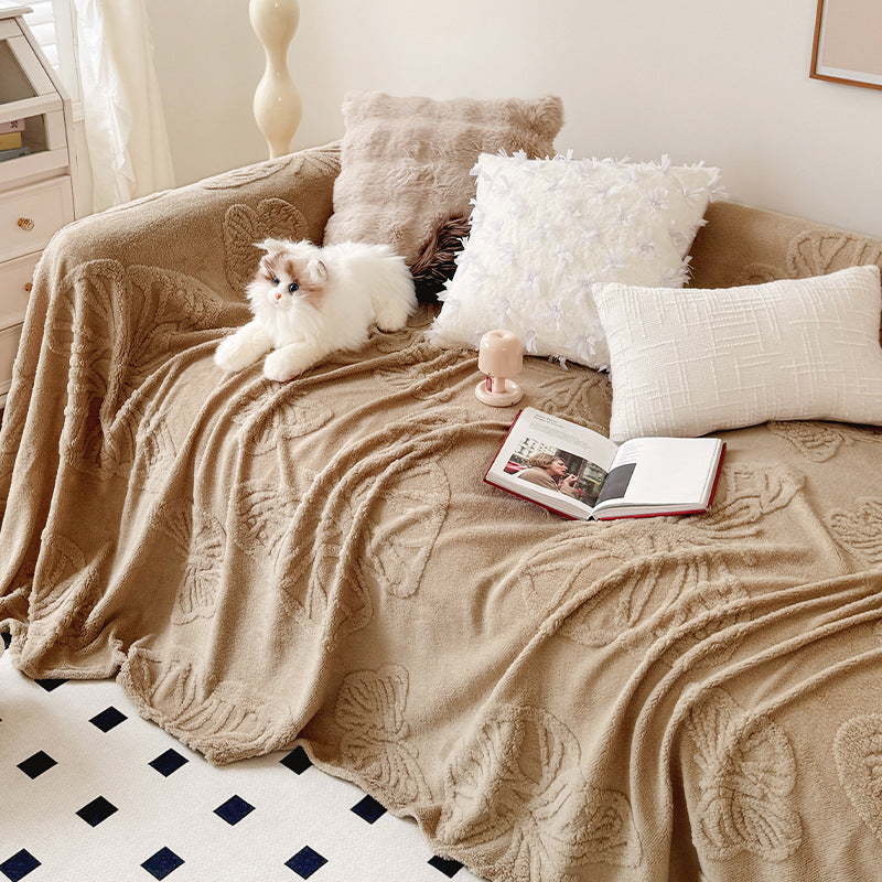 Cozy Textured Throw Blanket