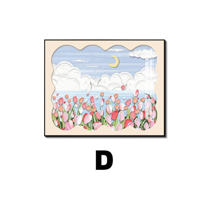 Floral Landscape Canvas Art