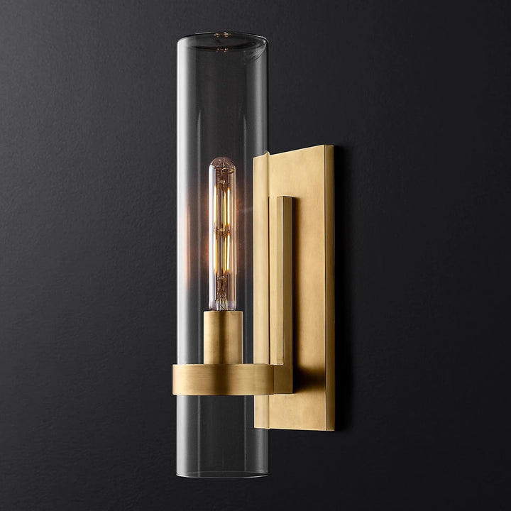 Industrial Glass Wall Lamp