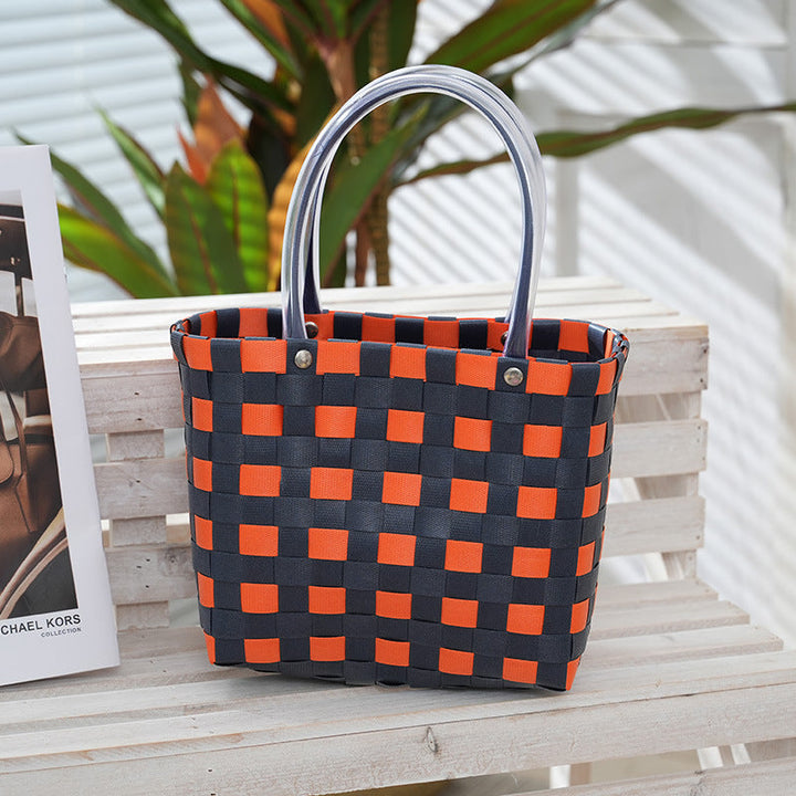 Woven Basket Bag