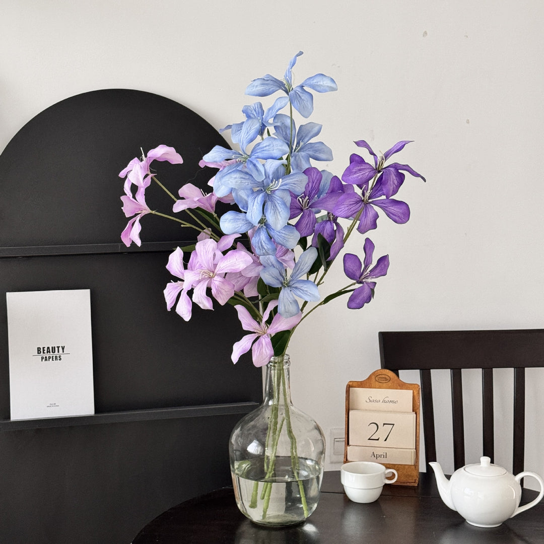 Premium Fabric Floral Stem Arrangement