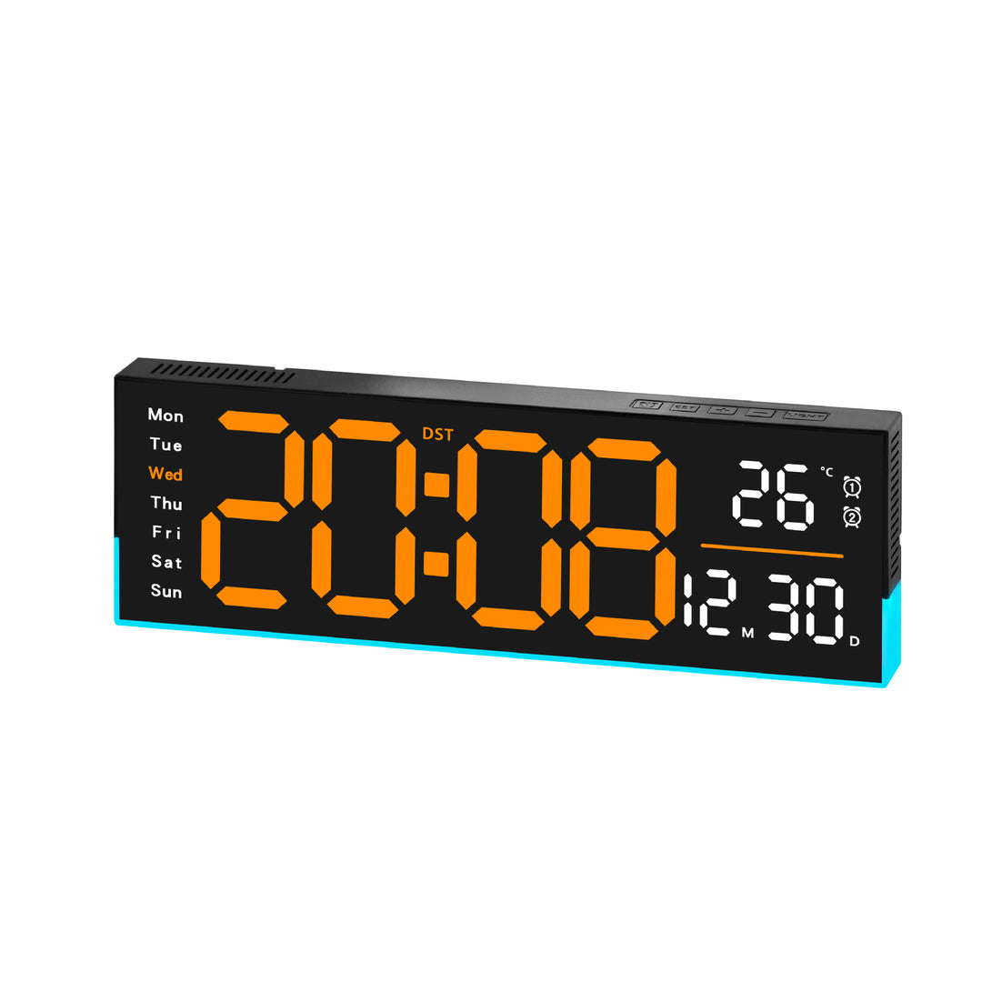 Digital Multifuntion Alarm Clock with LED Display