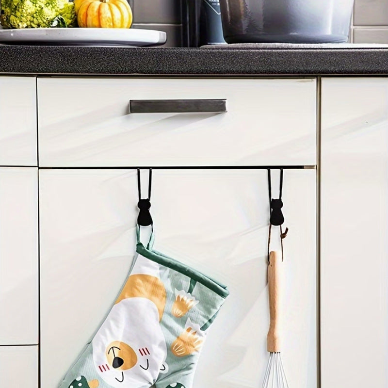 Stylish wall hook with cat motif