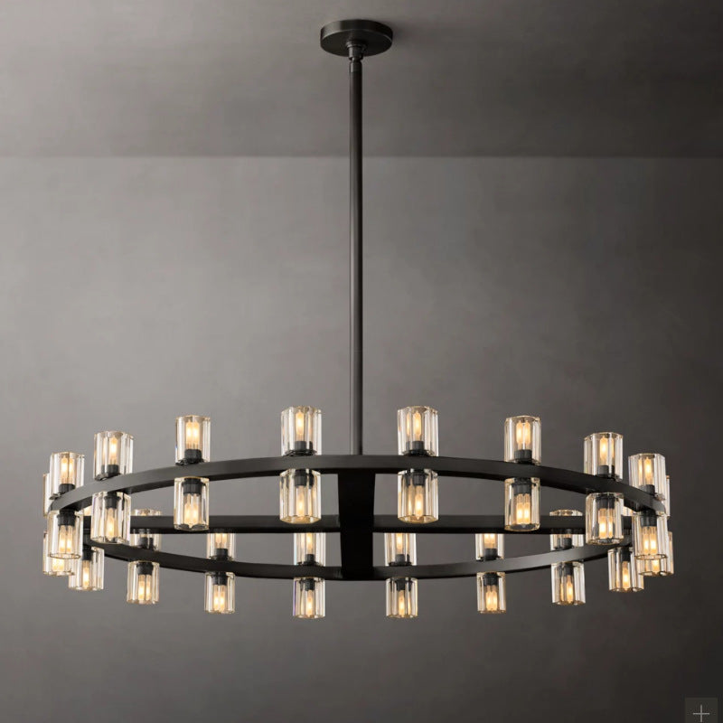 Modern Crystal Circle Light