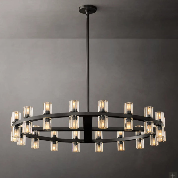 Modern Crystal Circle Light