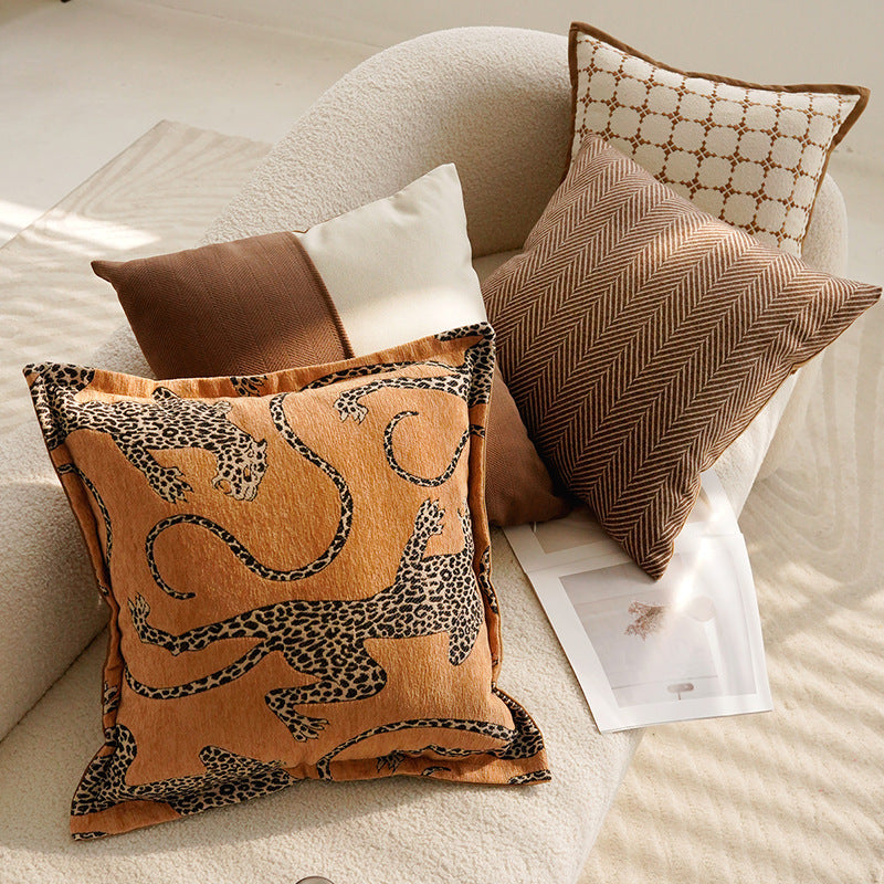 Decorative Woven Textured Throw Pillow