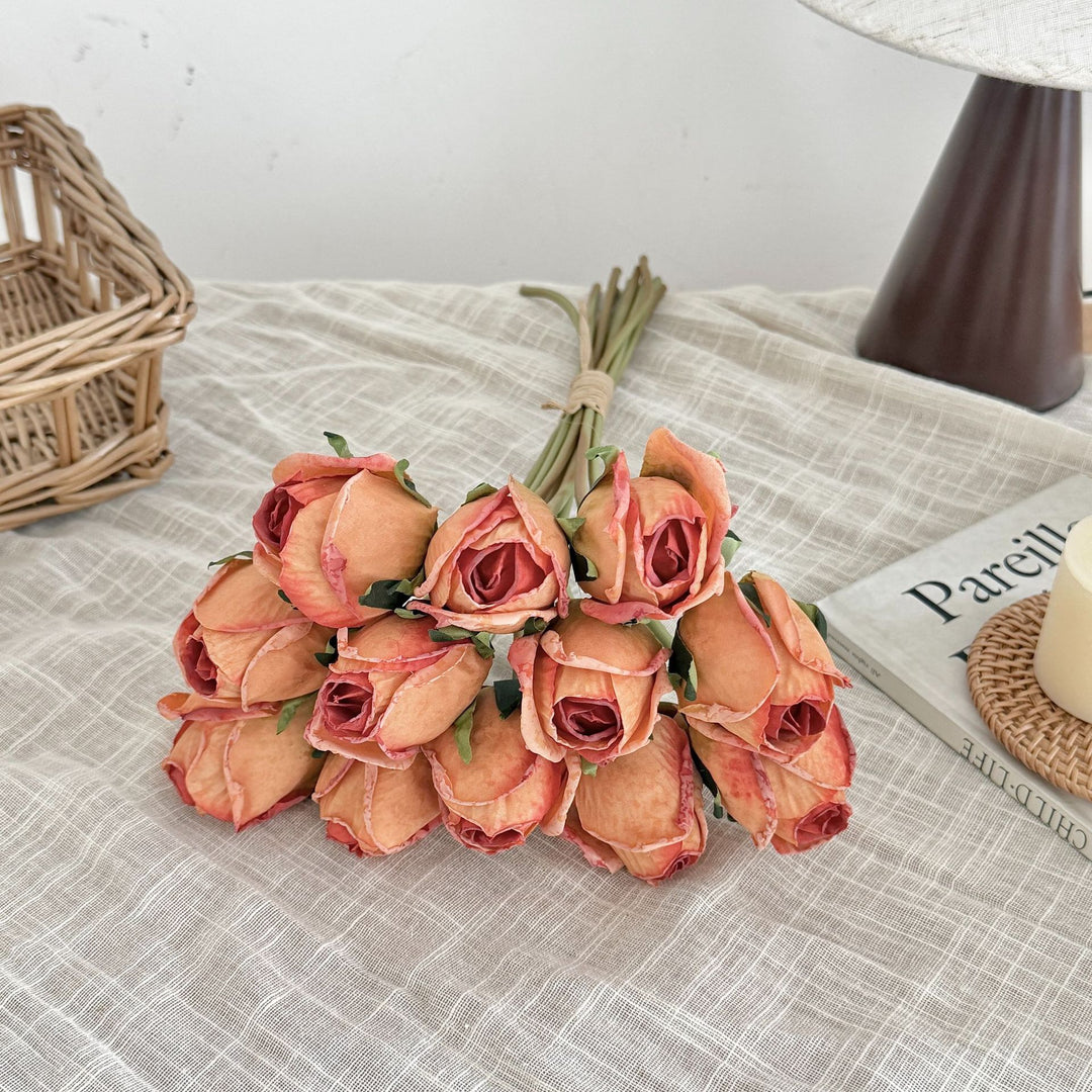 Realistic Fabric Rose Bouquet