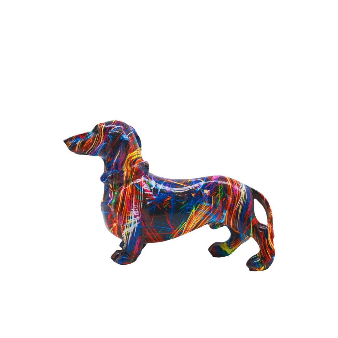 Creative decorative figure of a dachshund