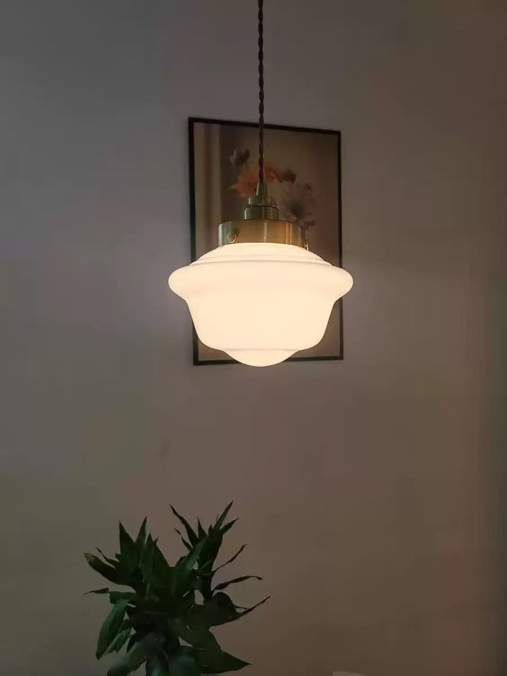 Opalines Glass LED Vintage Pendant Light