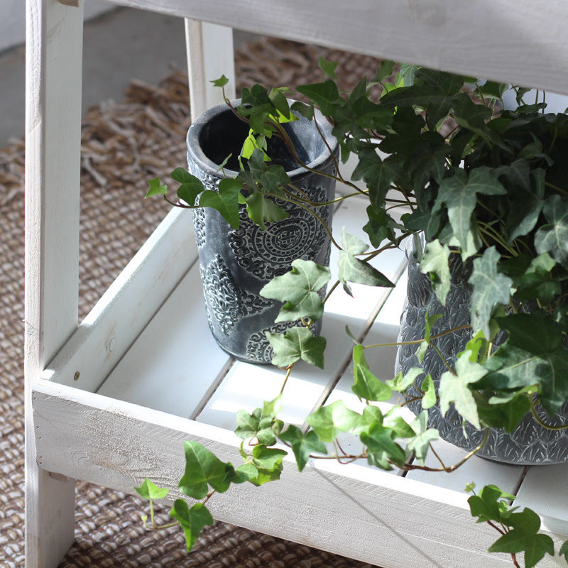 Multifunctional Wooden Step Ladder