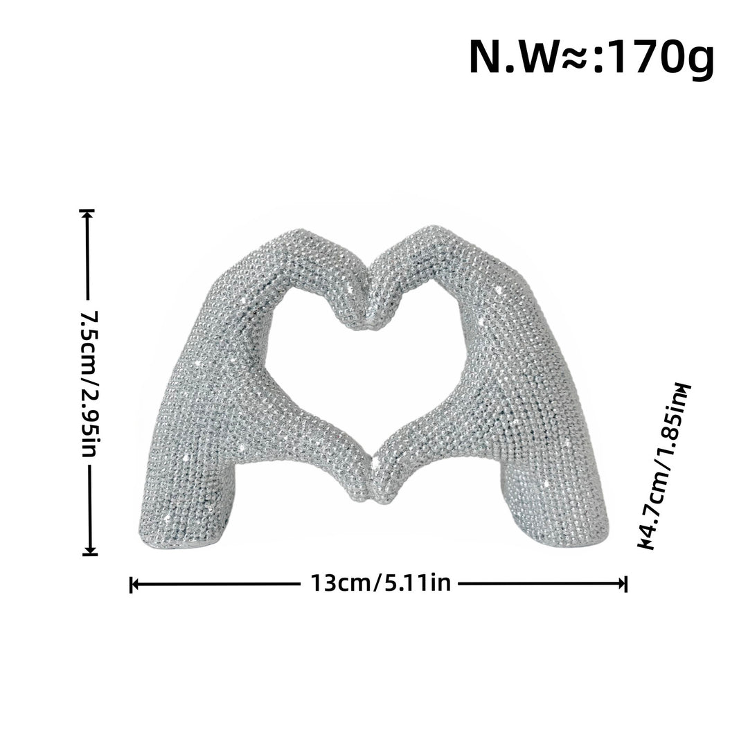 Heart Hand Sculpture