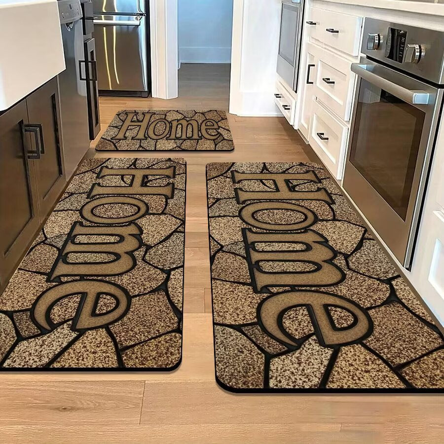 Stone-Inspired Decorative Area Mat