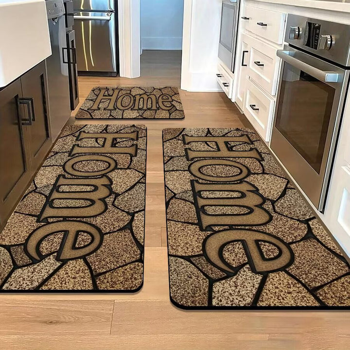 Stone-Inspired Decorative Area Mat