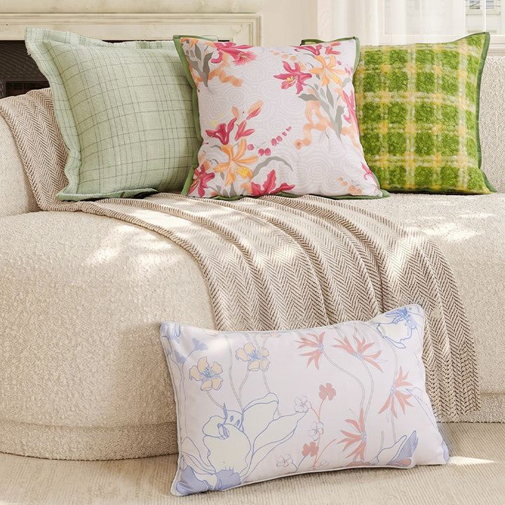 Decorative Ruffled Throw Pillow