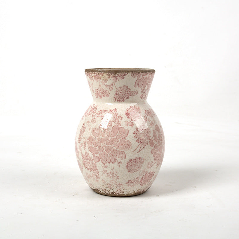Floral Ceramic Vase