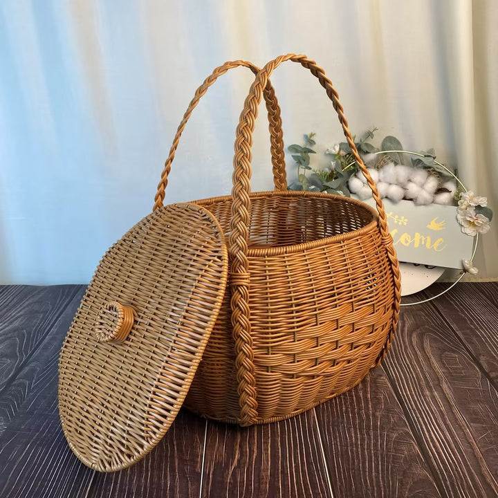 Handcrafted Woven Storage Basket