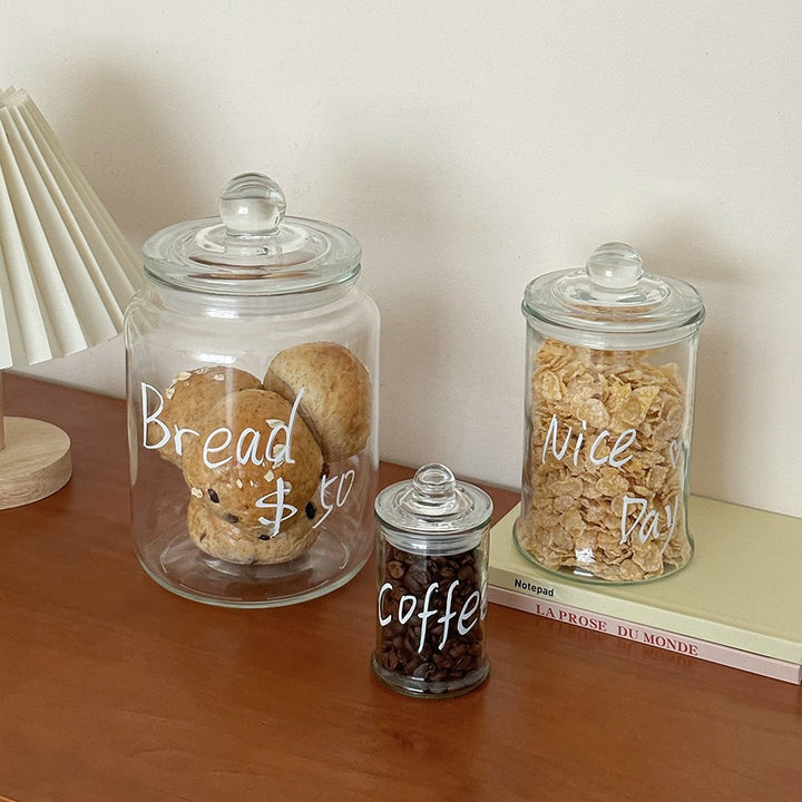 Glass Storage Canister Set