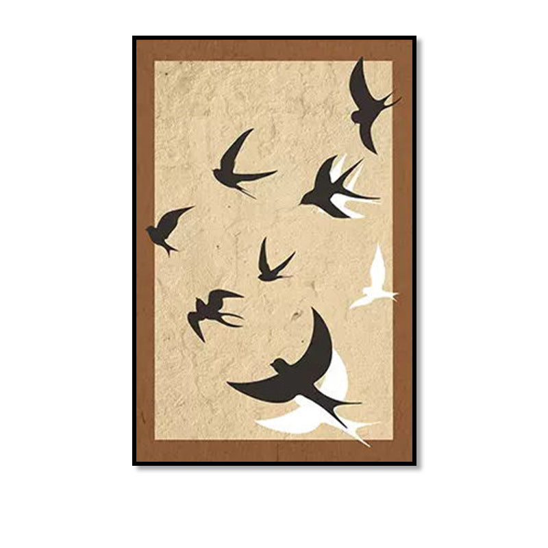 Floral Textured Framed Wall Art