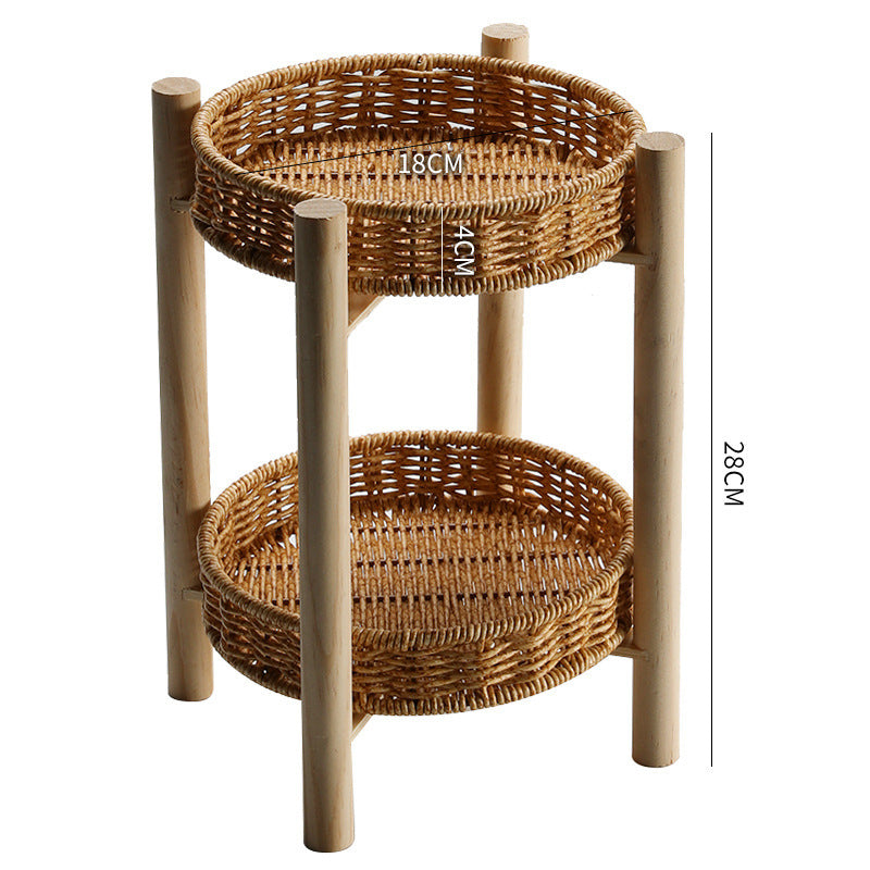 Handcrafted Wicker Storage Basket