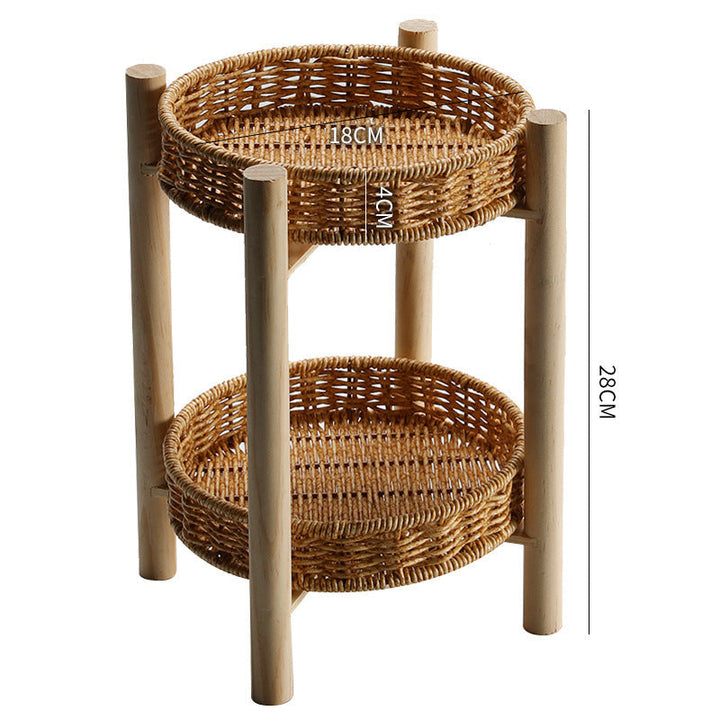 Handcrafted Wicker Storage Basket