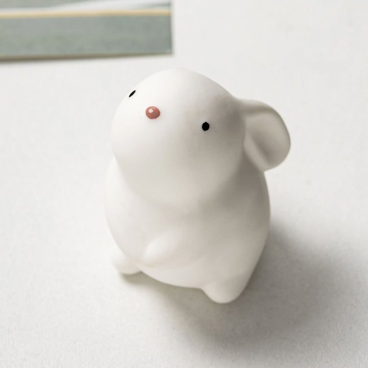 Decorative ceramic figure in bunny shape