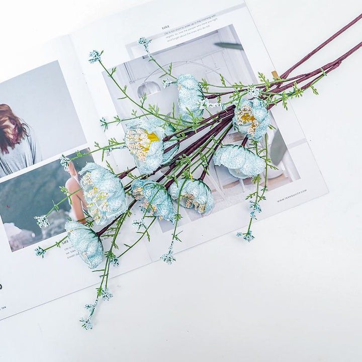 Elegant Decorative Faux Floral Stem