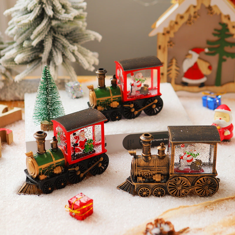 Decorative Snowball Locomotive