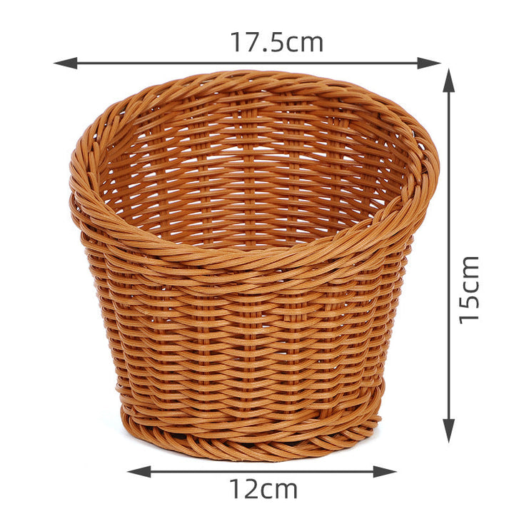 Decorative Woven Round Basket