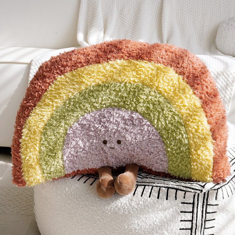 Decorative Plush Banana-Shaped Cushion