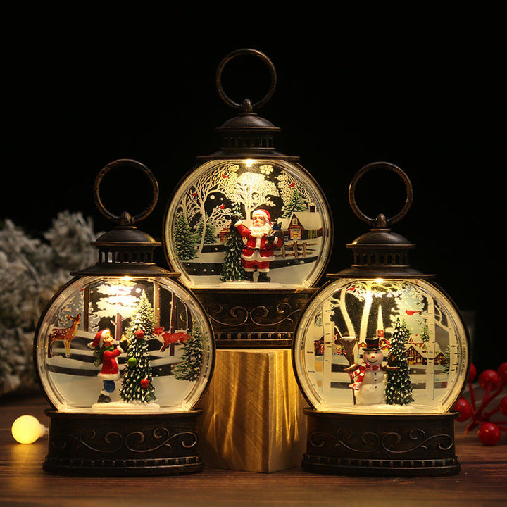 Snow Globe Lamp