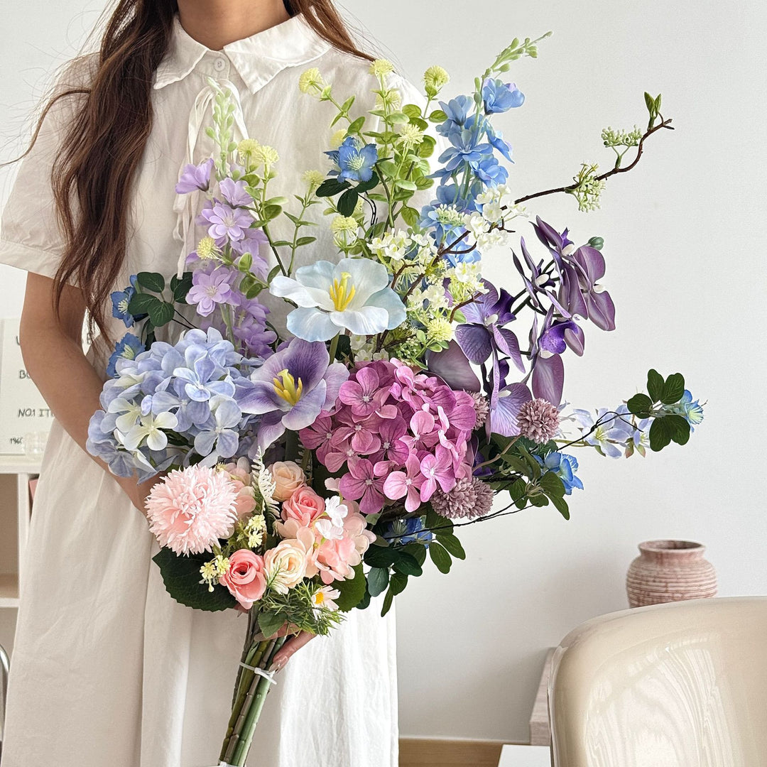 Lush Artificial Floral Bouquet