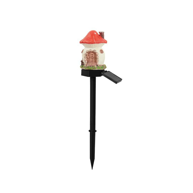 Miniature Hand-Painted Resin Mushroom Fairy House Garden Ornament