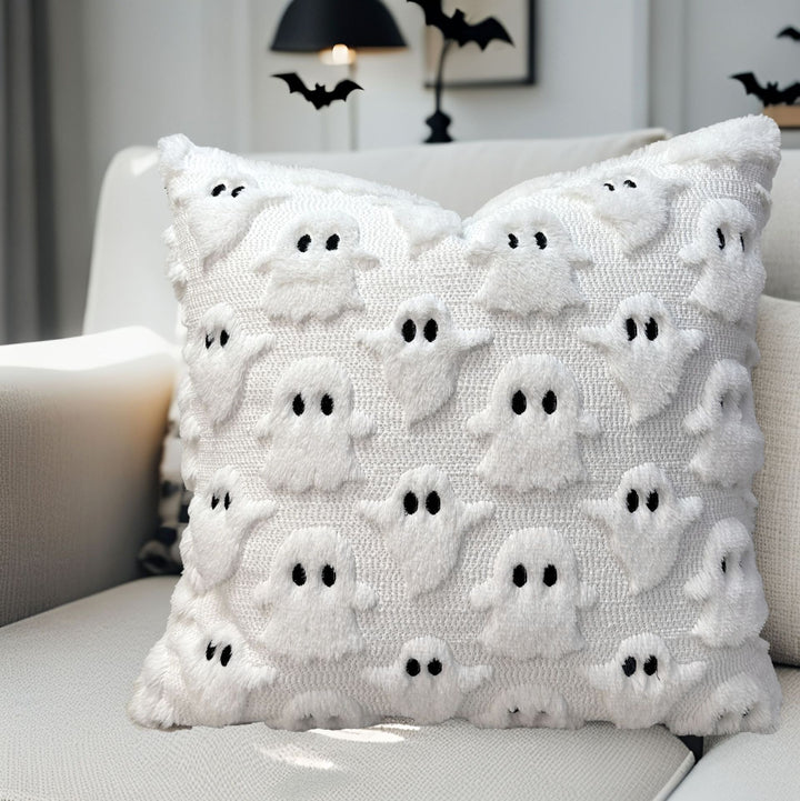 Ghost-Themed Accent Pillow