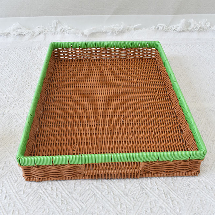 Multi-Functional Woven Serving Tray