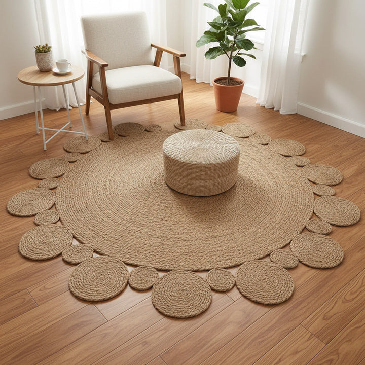 Natural fiber carpet
