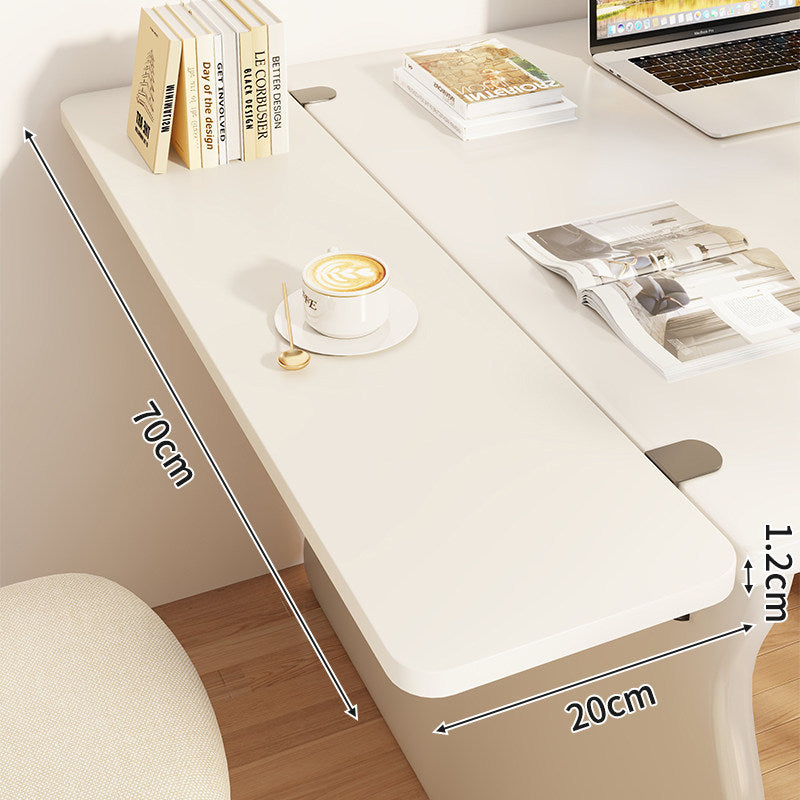 Compact Foldable Clip-On Desk-Edge Shelf