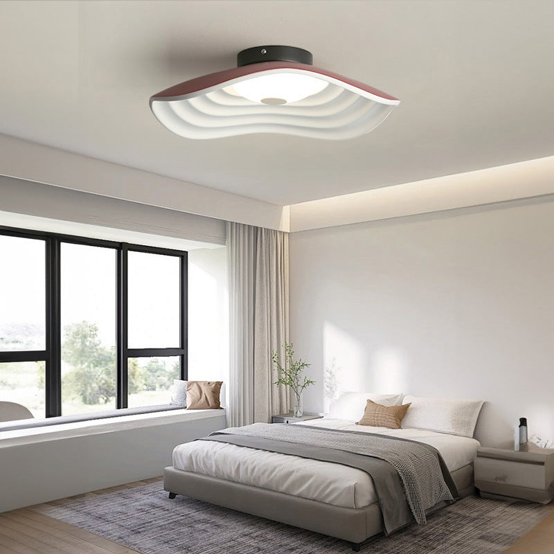 Modern wave structure ceiling light
