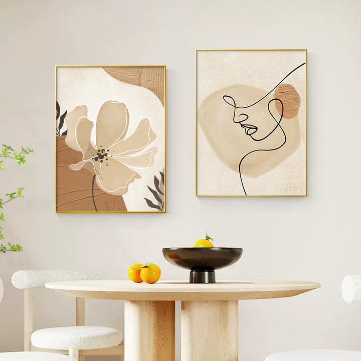 Elegant Floral Canvas Wall Art