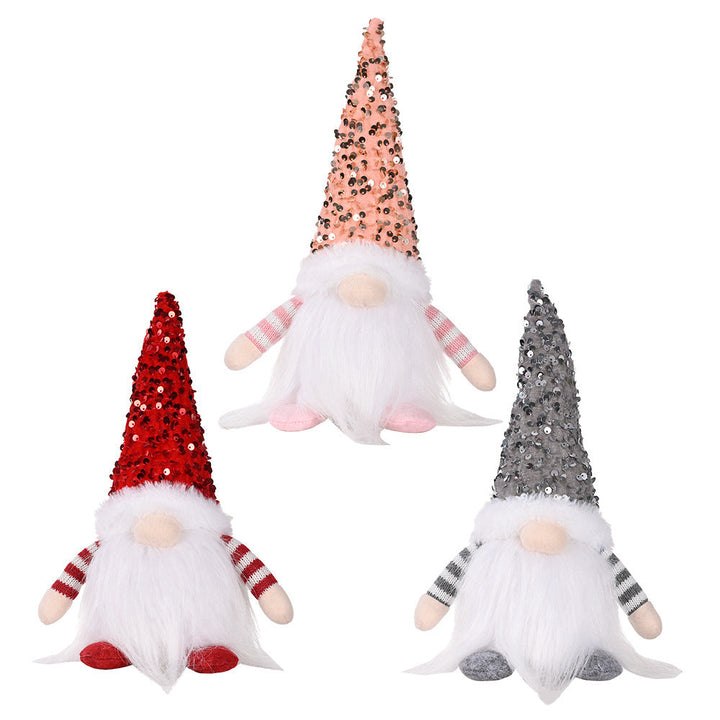 Decorative Christmas gnome with lighting