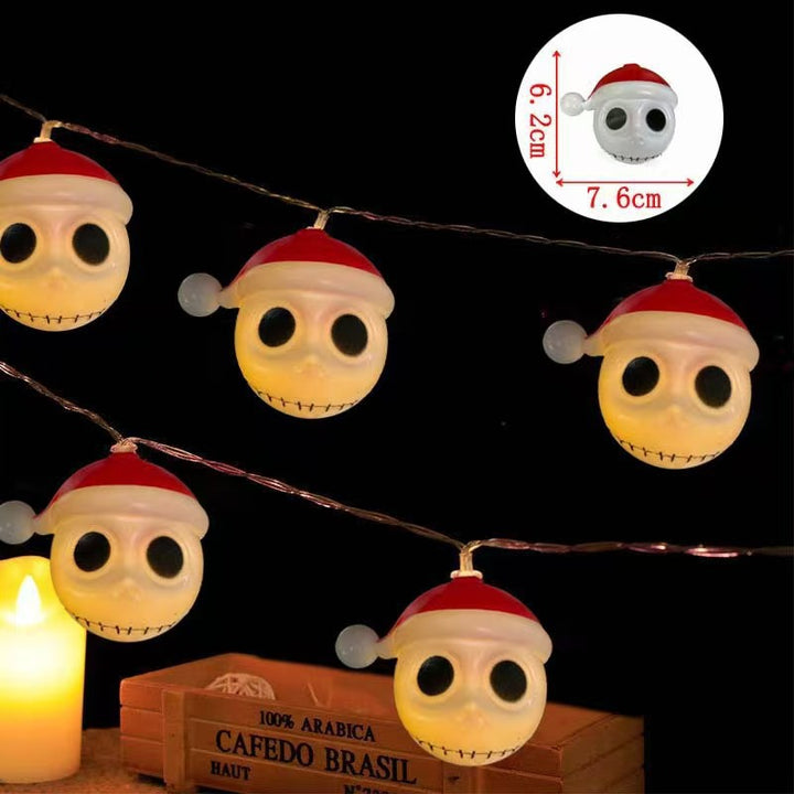 Decorative Halloween LED Pumpkin Ghost Bat String Lights