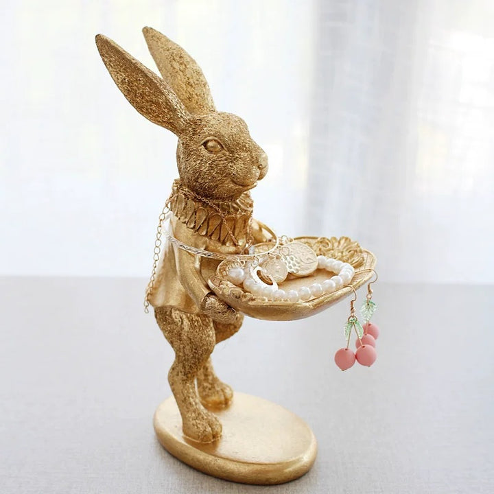 Decorative Rabbit-Inspired Phone Holder