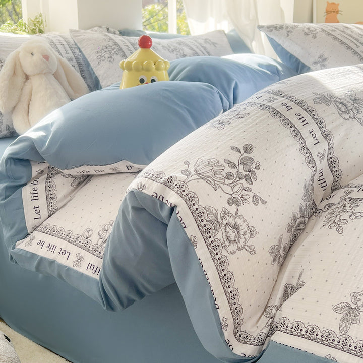 Soft Cotton Cartoon Bedding Set