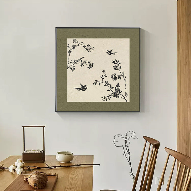 Floral Decorative Framed Wall Art