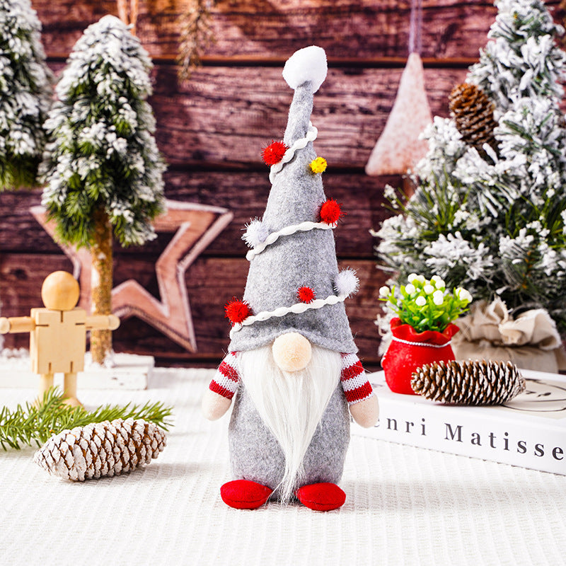 Decorative Christmas gnome figure