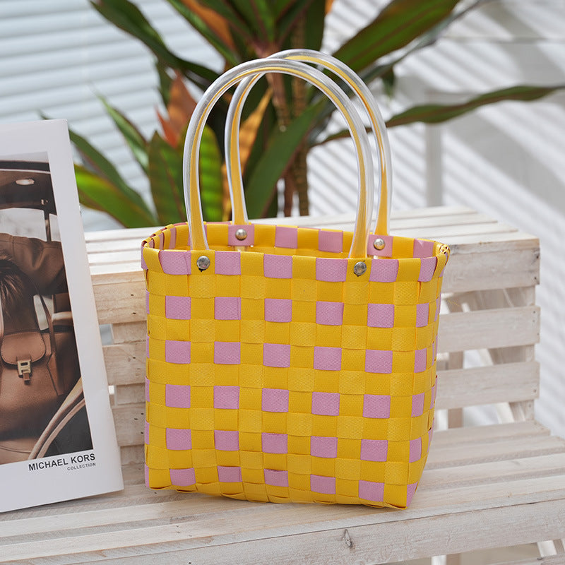 Woven Basket Bag