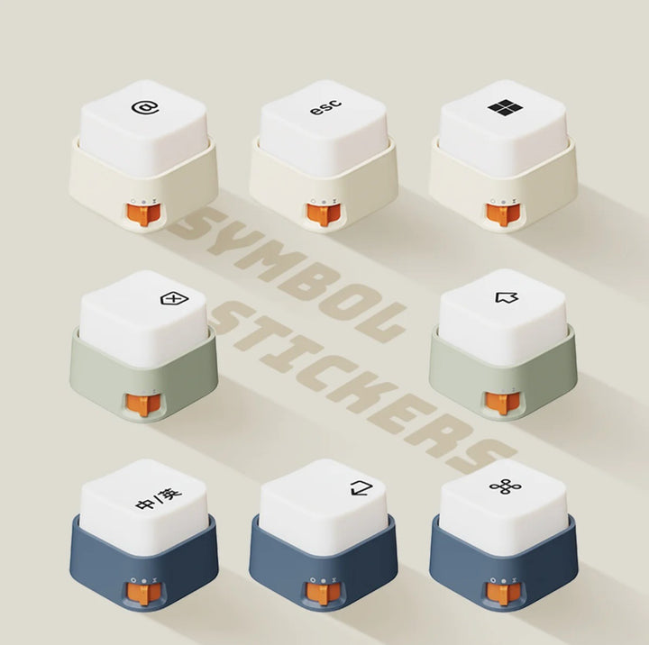Portable rechargeable cube LED night light with adjustable brightness