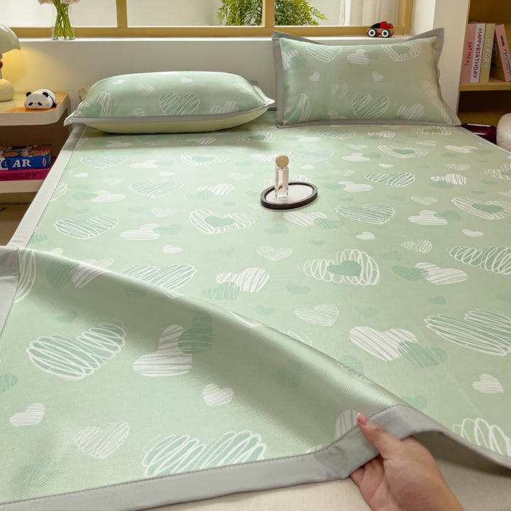 Geometric Print Soft Cotton Bedspread